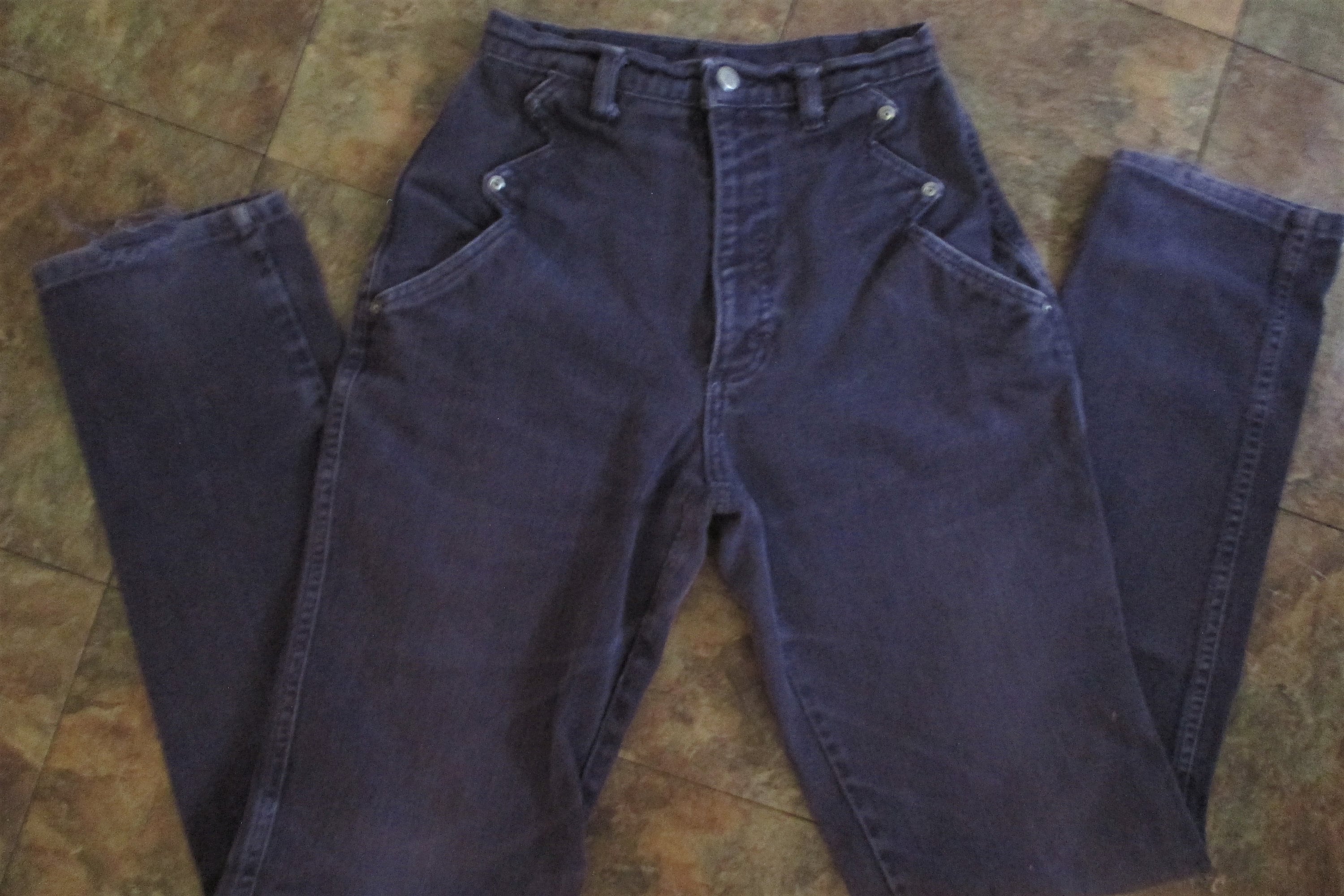 Vintage Women's Roper Western Jeans Purple Size 5/6 Some | Etsy