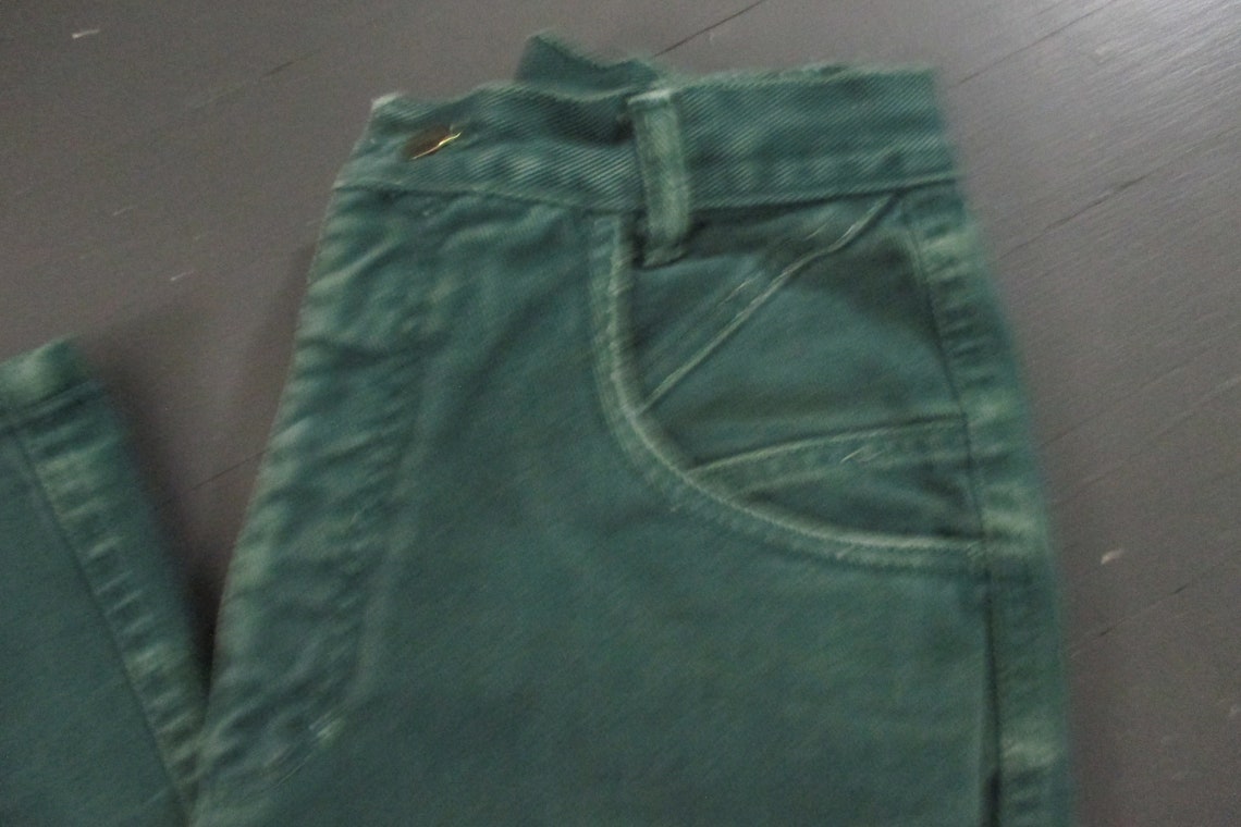 Vintage 90's Women's Roper Jeans Green Size 5/6 Etsy