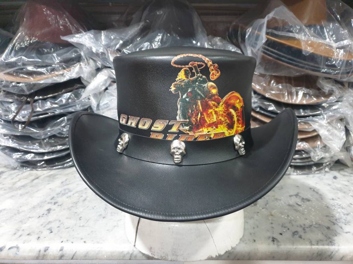 Ghost Rider Top Hat Etsy