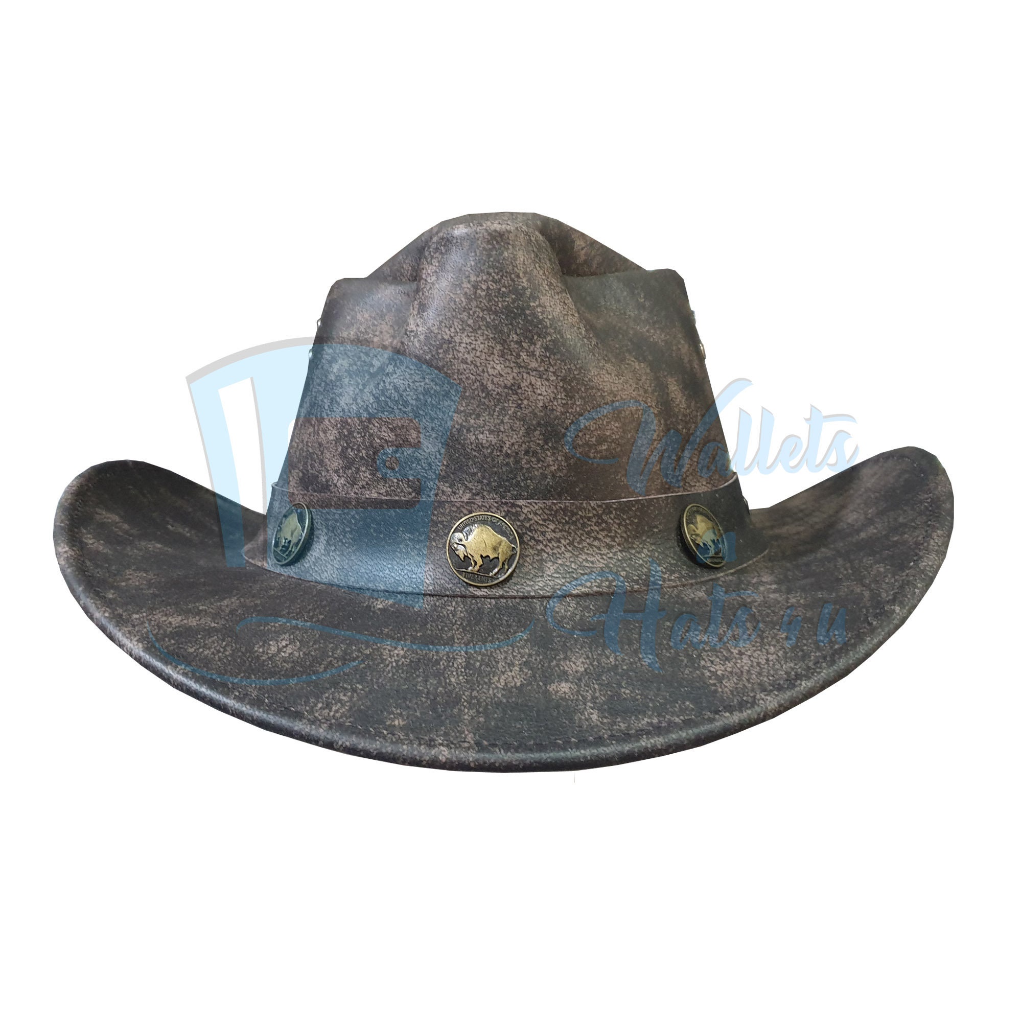 Double G Cyclone Leather Cowboy Hat 