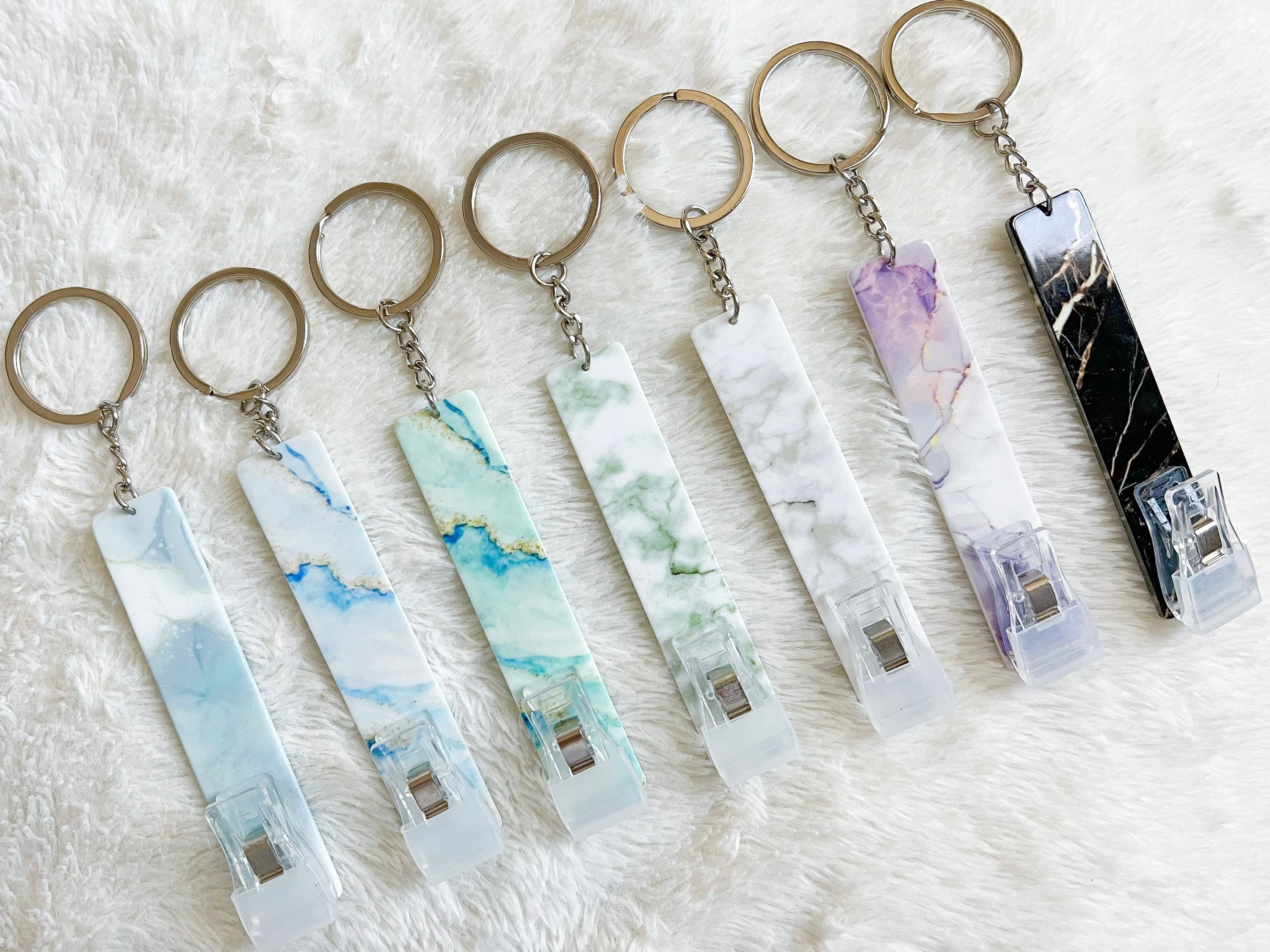 Silicone Grip Card Grabber Keychain Tool for Long Nails Marble - Etsy  Finland
