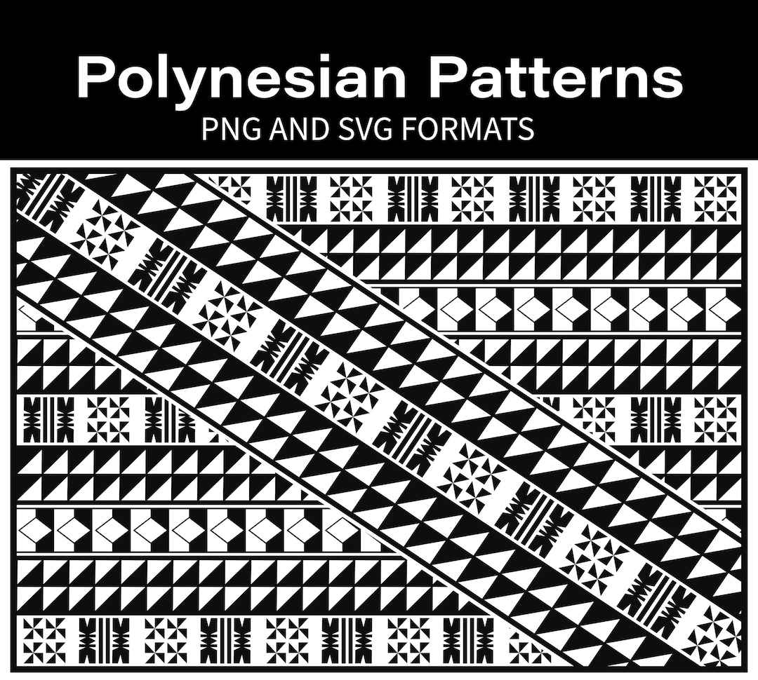 Polynesian Tribal Patterns | Polynesian Fijian Patterns | Polynesian ...