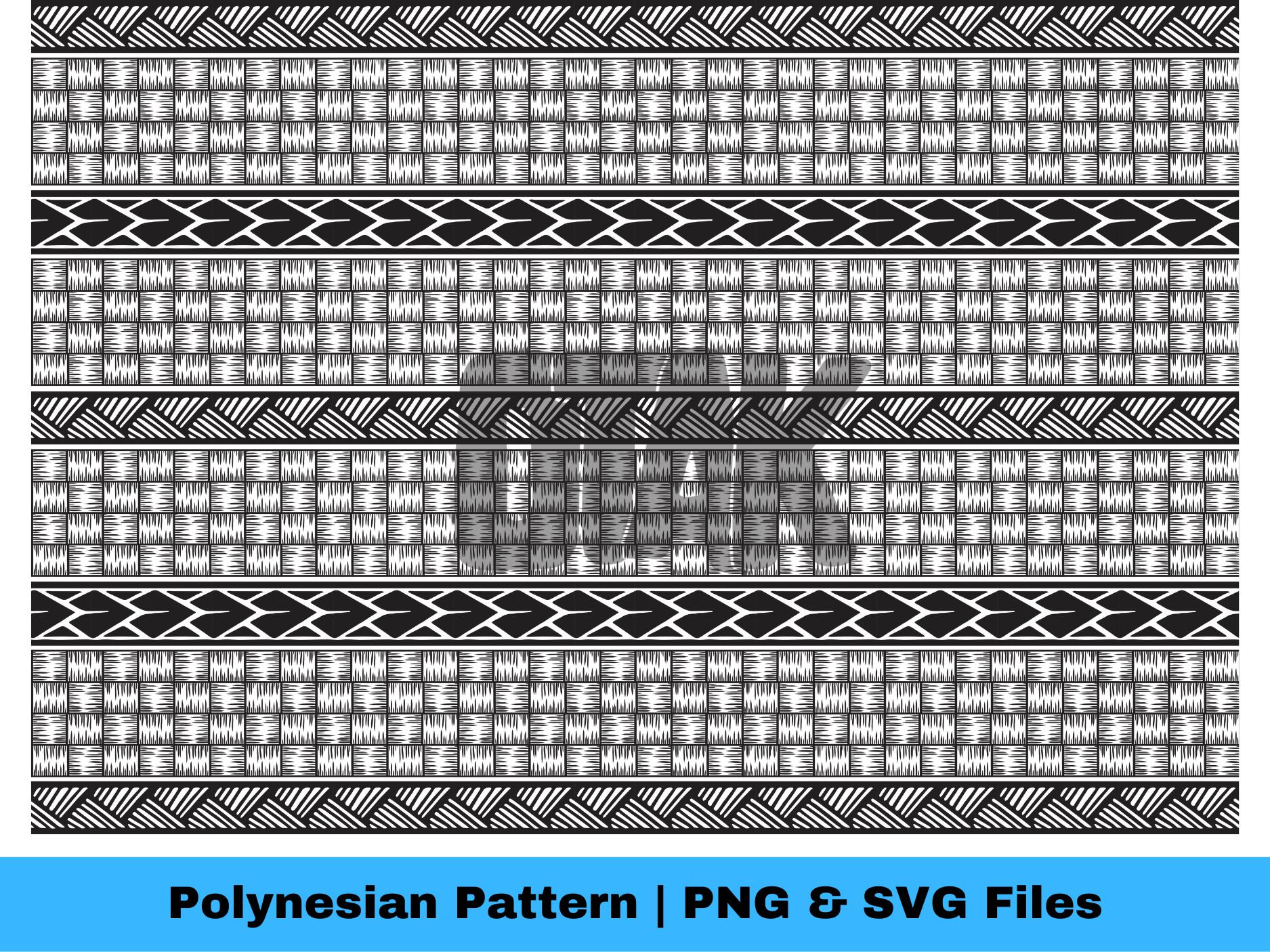 Polynesian Tribal Patterns SVG and PNG Graphic Mix Pacific - Etsy Australia