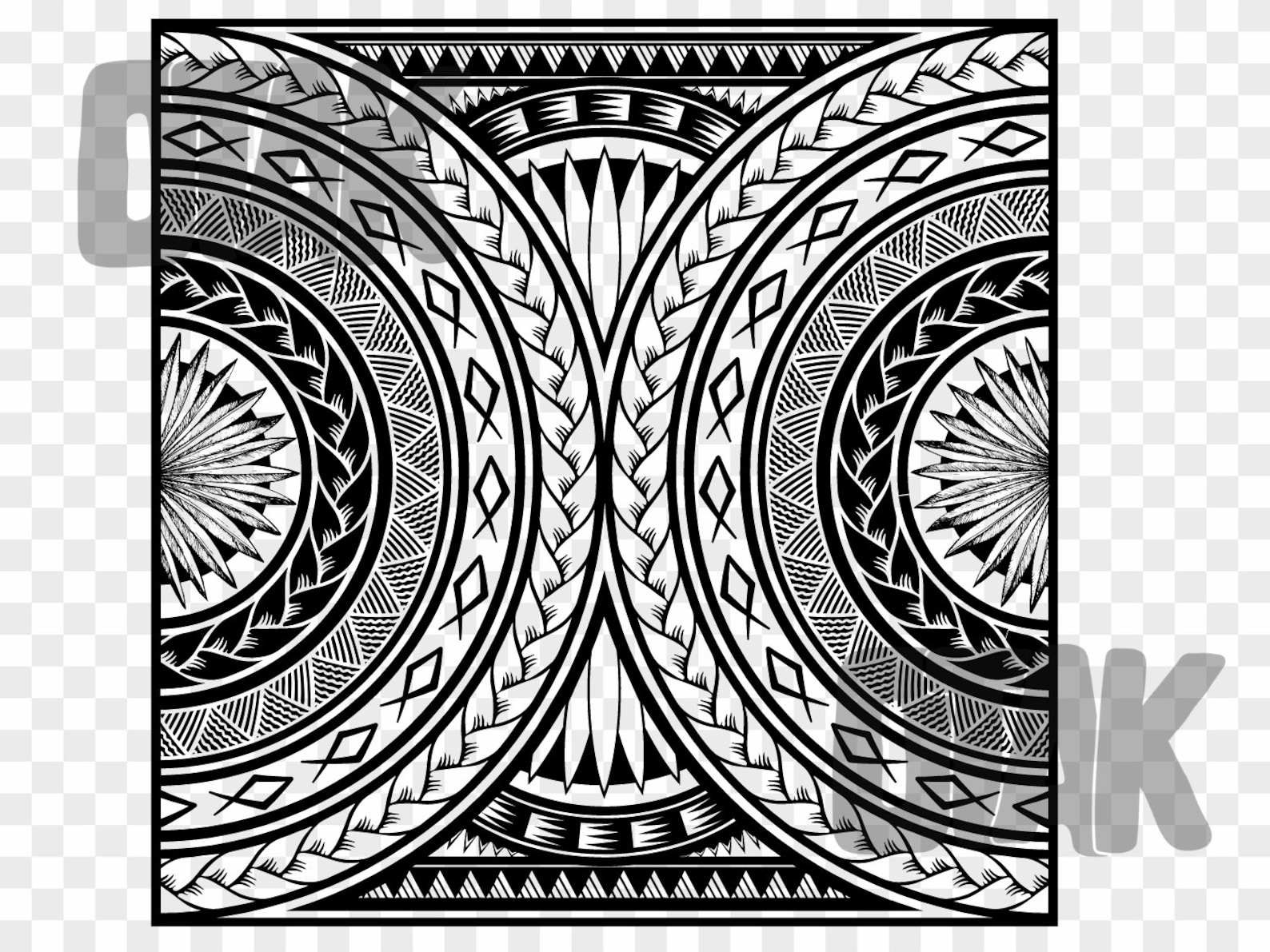 Mix Pacific Tribal Graphic Bundle | Melanesian and Polynesian Tribal ...