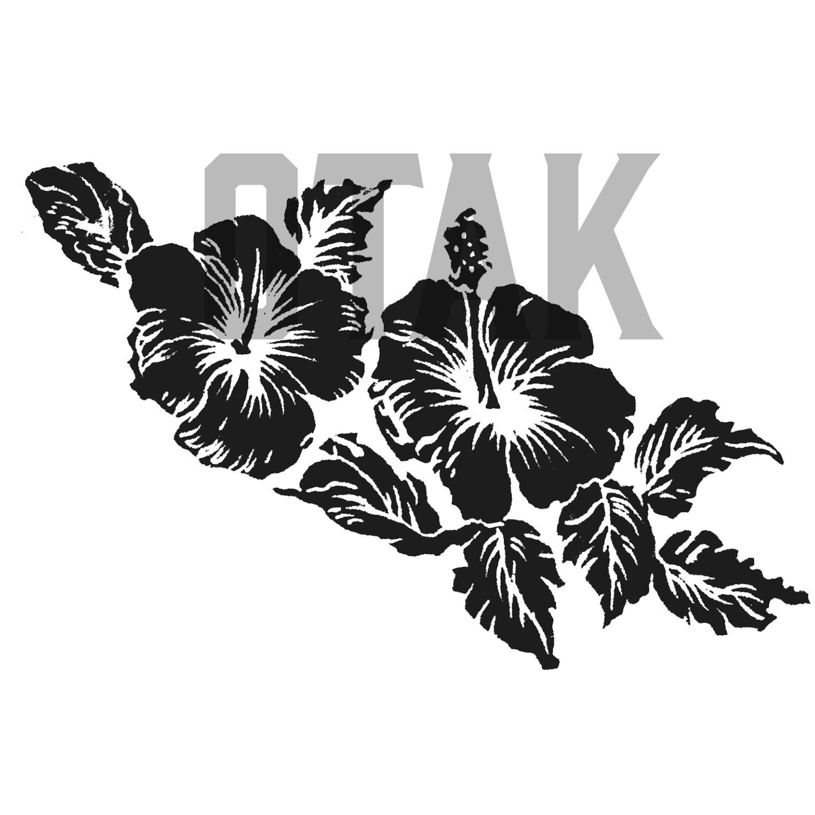 Hawaiian Flowers | Hibiscus Flowers SVG and PNG Graphic - Etsy