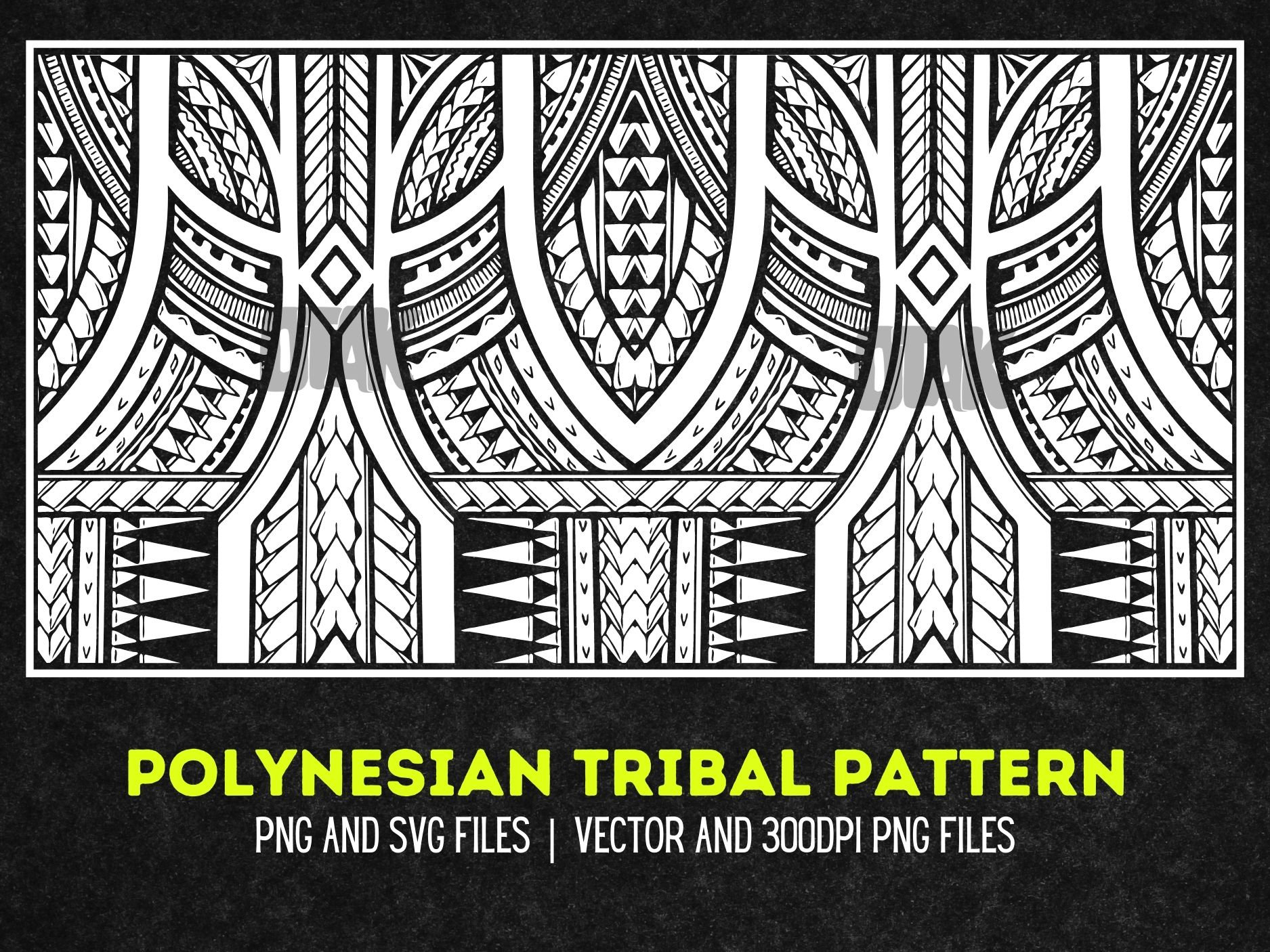 Polynesian Pattern SVG and PNG Graphic for Samoan Maori - Etsy Australia