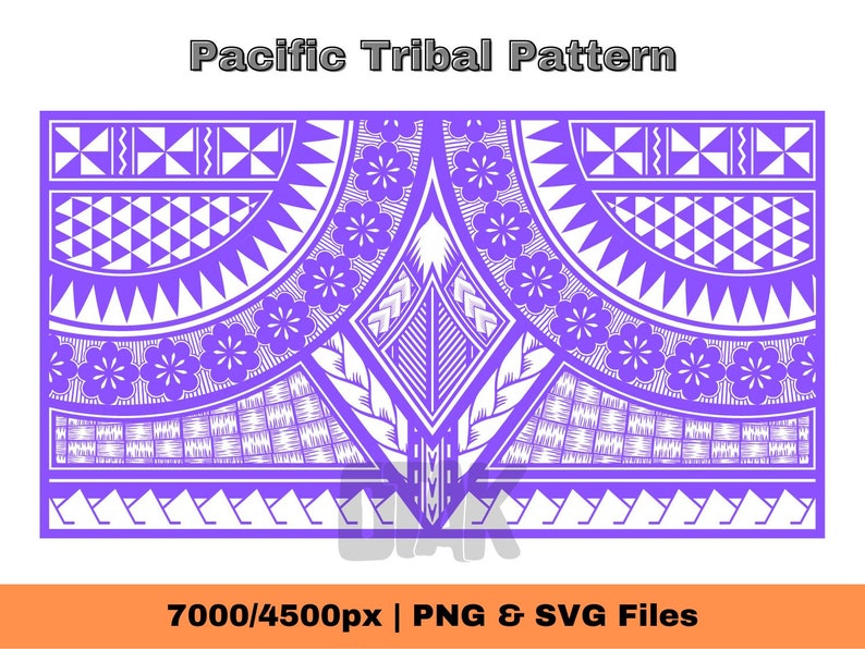 Polynesian Tribal SVG and PNG Graphic Mix Pacific Tribal - Etsy
