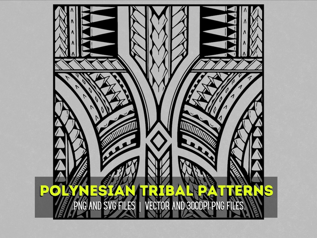 Polynesian Pattern SVG and PNG Graphic | for Hawaiian, Samoan, Maori ...