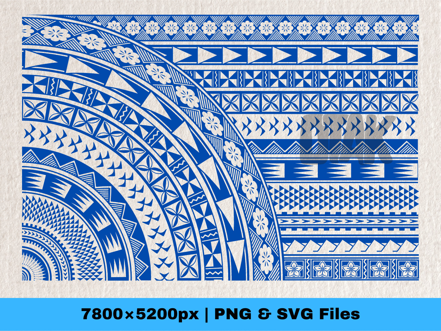 Polynesian Tribal SVG and PNG Graphic Mix Pacific Tribal Pattern ...