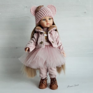 Doll Clothes set 7in1 Bear,  Outfit for Paola Reina Amigas 32 cm 13 inch, Set Bea