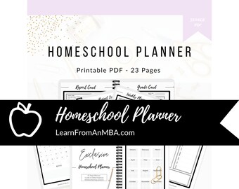 The Homeschooling Planner – A Guide To Help Organize Homeschooling Lessons