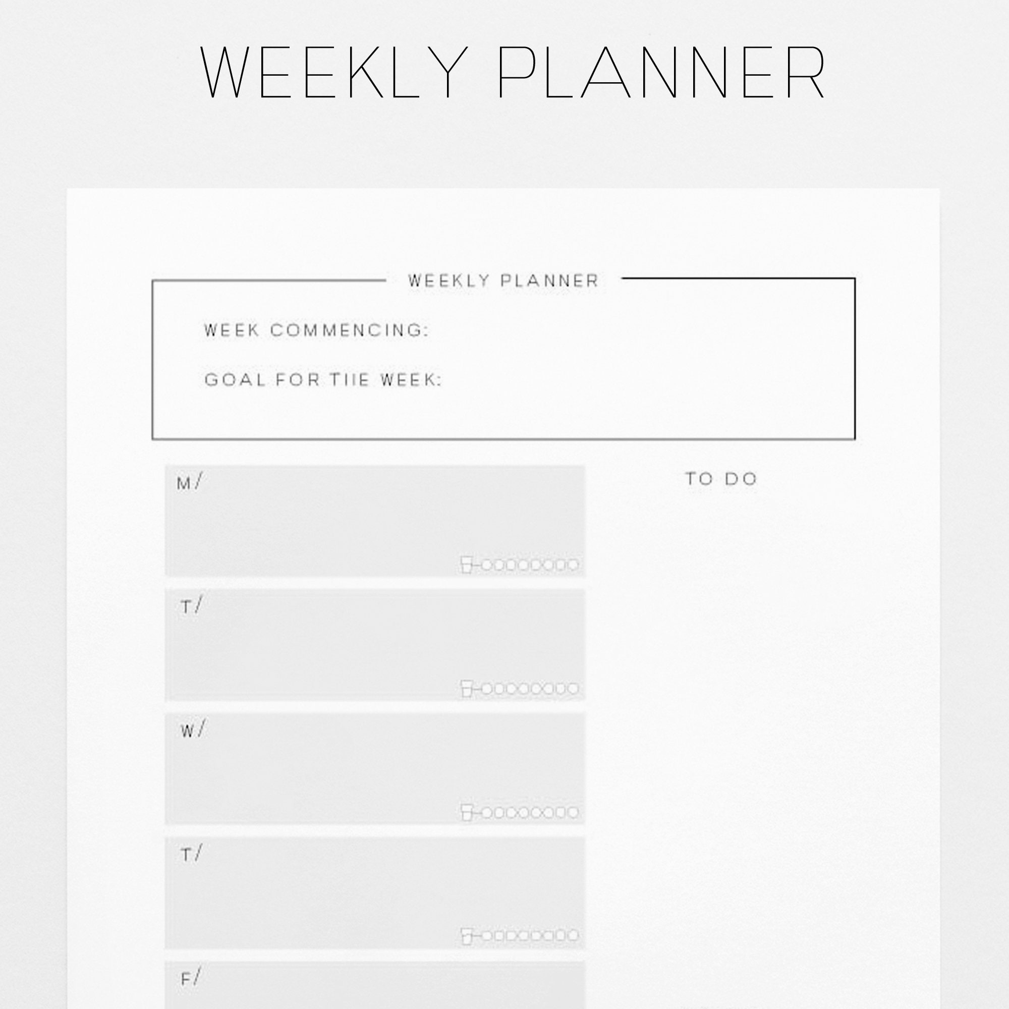 mini diary planner mini diary planner