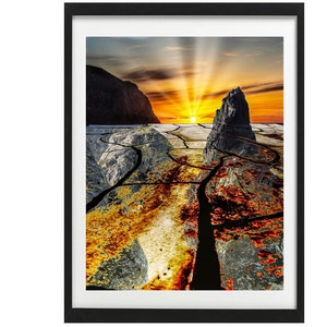 Abstract, Sunrise, Landscape, Event Horizon, Desert, Wall Art, Printable, Digital, Art, Decor, Poster, Horizon, Nature,