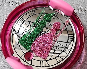 Wickedly perfect acrylic Stanley lid topper available in 30oz and 40oz. Fast Free Shipping. Available in silver and gold back