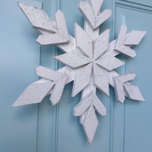 Rustic Wood Snowflake (3 Style Choices)3 Sizes - Etsy