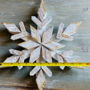 Rustic Wood Snowflake (3 Style Choices)3 Sizes - Etsy