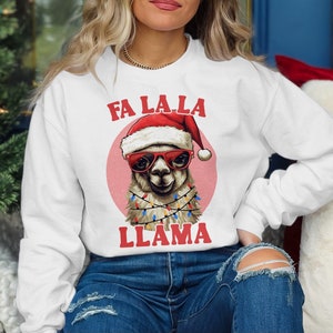 La la llama sweater top