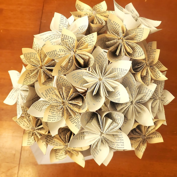 Paper Book Flowers