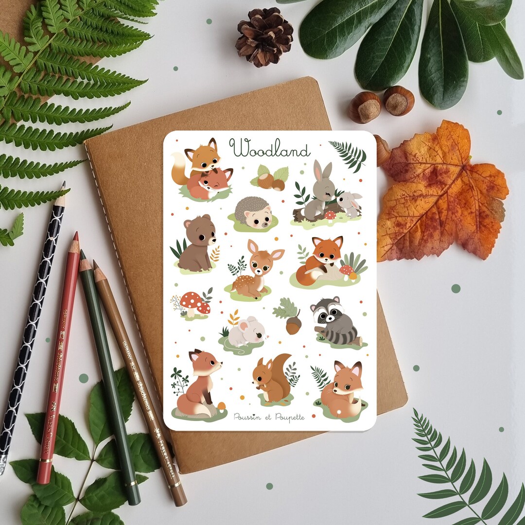 Stickers automne Feuille stickers automne Stickers bullet - Etsy France