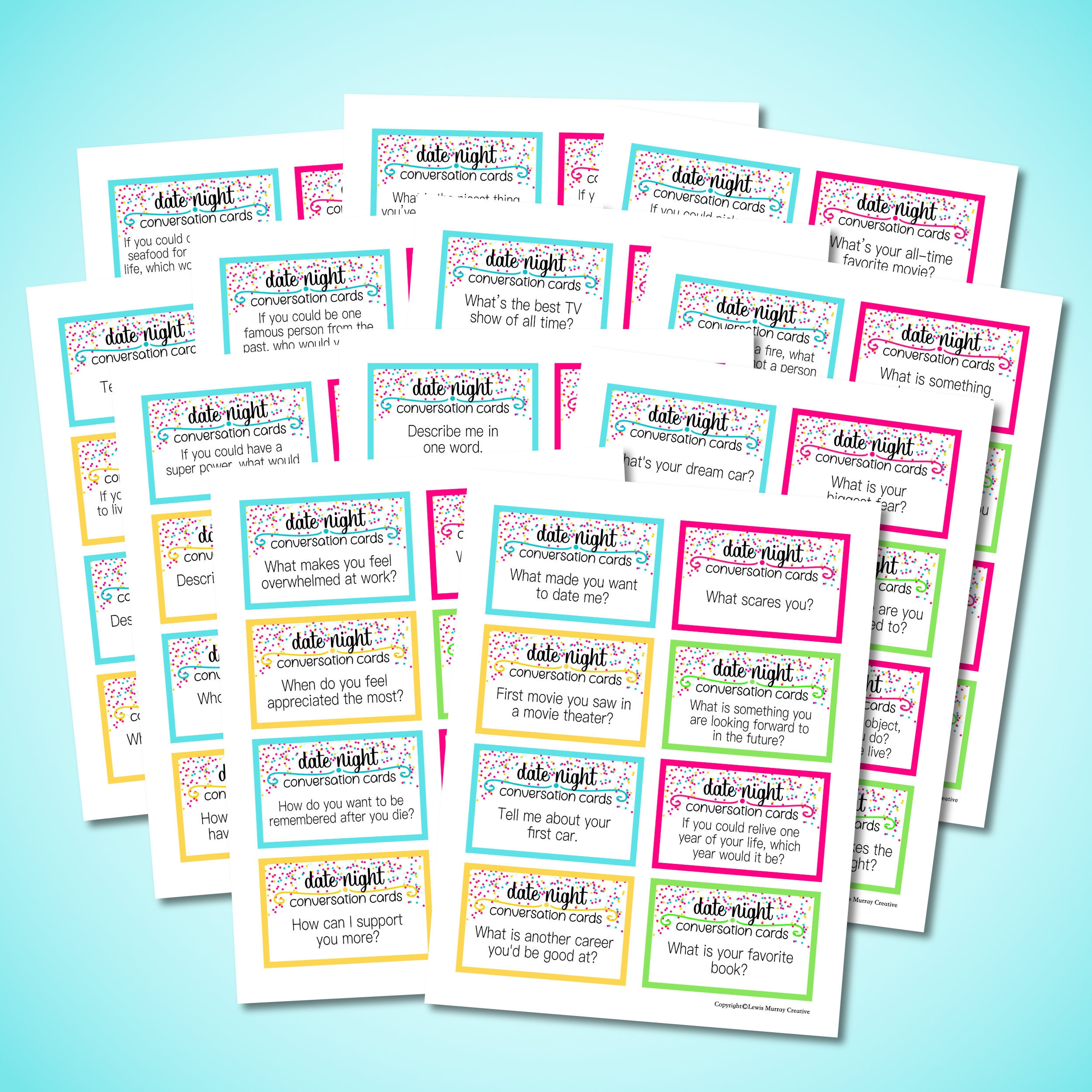 tonight's conversation cards - first dates edition Amazon.com: MAYVUL Tonight Conversation Card Game, Perfect Date Night  Questions, Family Game Night, Date Night Edition, Transform Your Date Night  with Thoughtful Questions for Couples and Families : Toys & Games main image 0