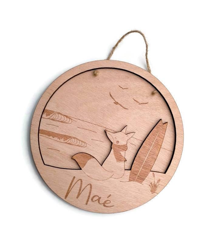 Décoration Murale en Bois avec Le Prénom de Votre Choix