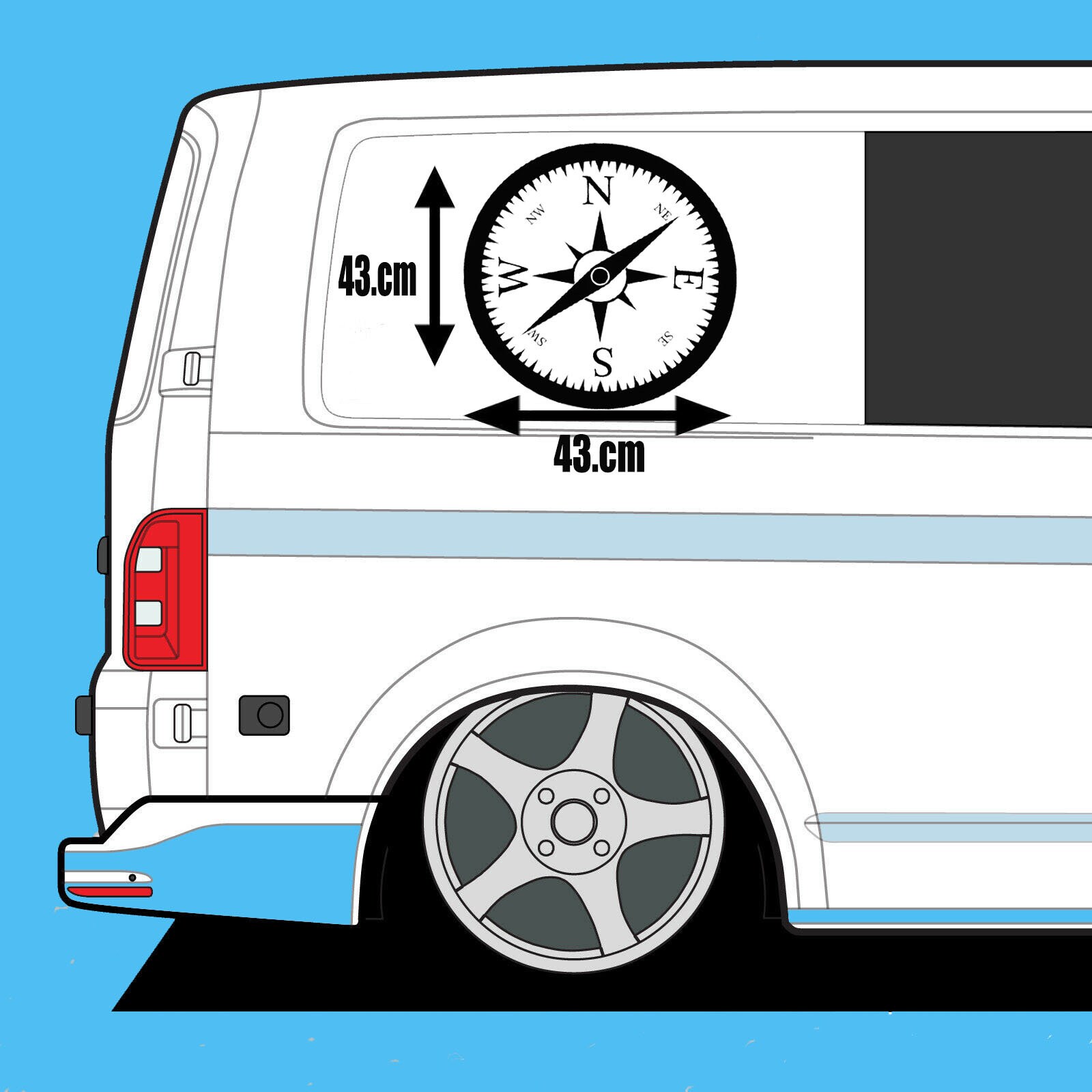 Camper Van Decals Customs Decals Available Also a Lot of Designs in