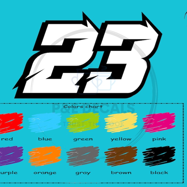 Vinyl Race Numbers - Etsy