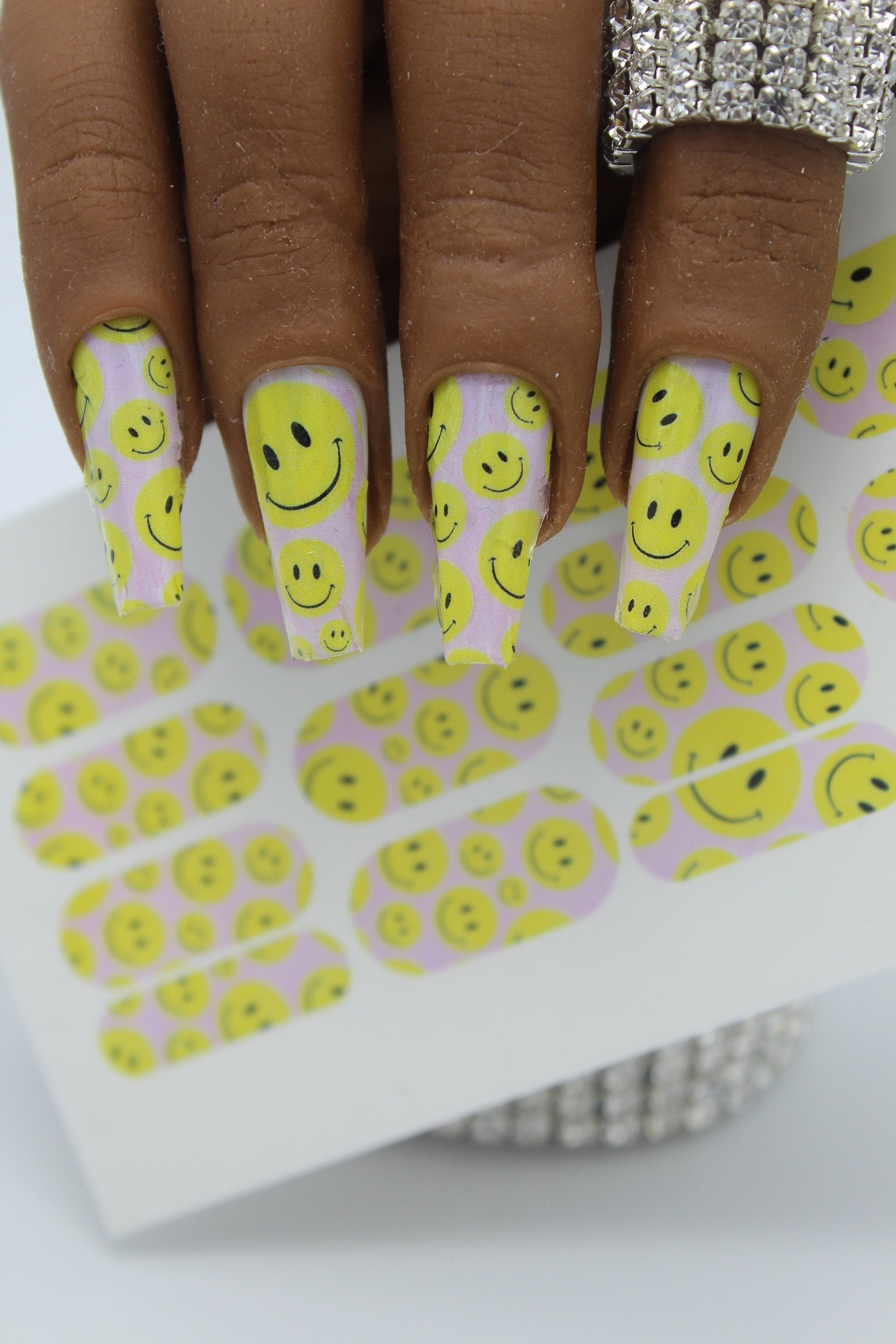 Smiley Face Nail Decals