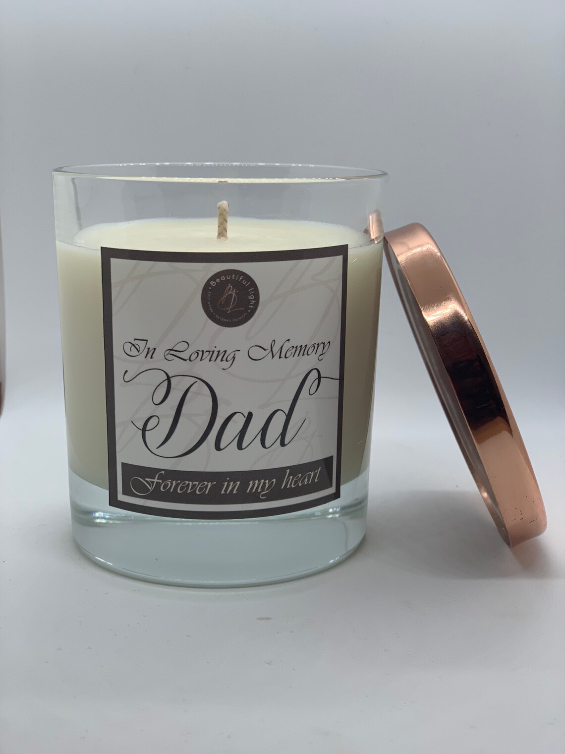 Sympathy Candle in Memory of Forever in My Heart Etsy UK