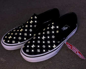louis vuitton vans yellow