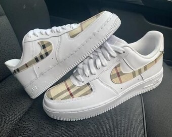 air force 1 custom burberry