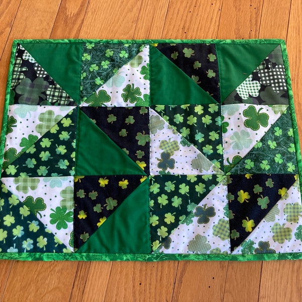 Pet quilt - St. Patrick's Day theme