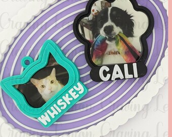 Custom Photo Keychain | Personalized Pet Photo Keychain | Dog Memorial Gift | Cat Picture Keychain | Custom Photo Gift