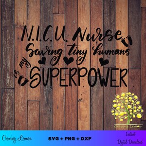 Superpouvoir d'infirmière de l'USIN | Cadeau pour infirmière | Infirmière premium | Inspiration | svg, png, dxf | Couper le fichier pour Cricut, Silhouette | TÉLÉCHARGEMENT IMMÉDIAT