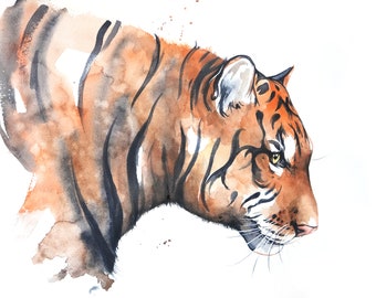 Original Tiger 12 x 16 inches