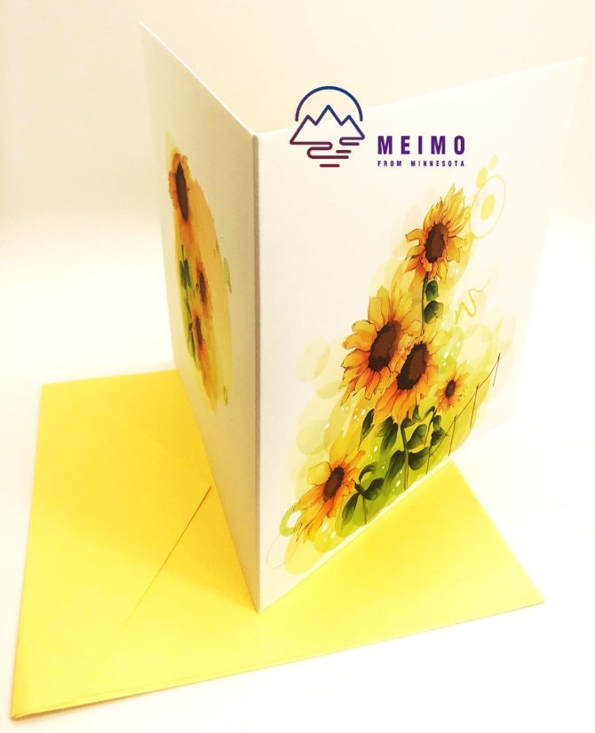 3D Sun Flower Pop Up Greeting Card - SmilyPops  Handmade Creative 3D Pop-Up  Greeting Cards Online
