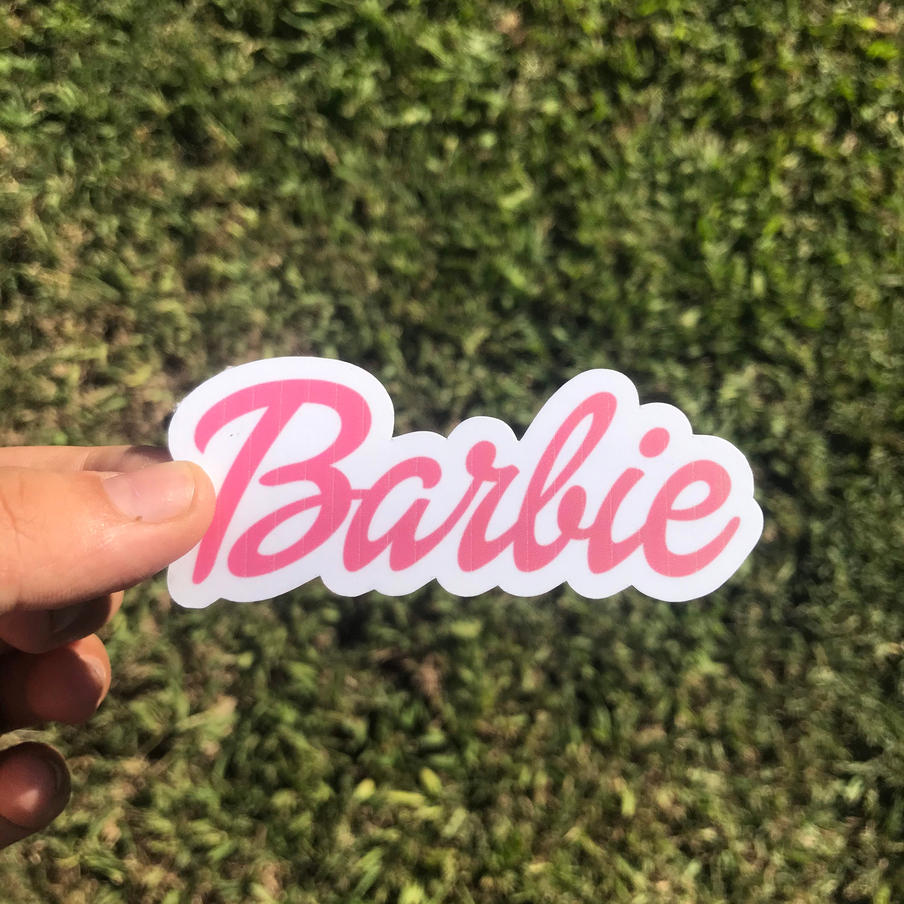 barbie inspired sticker