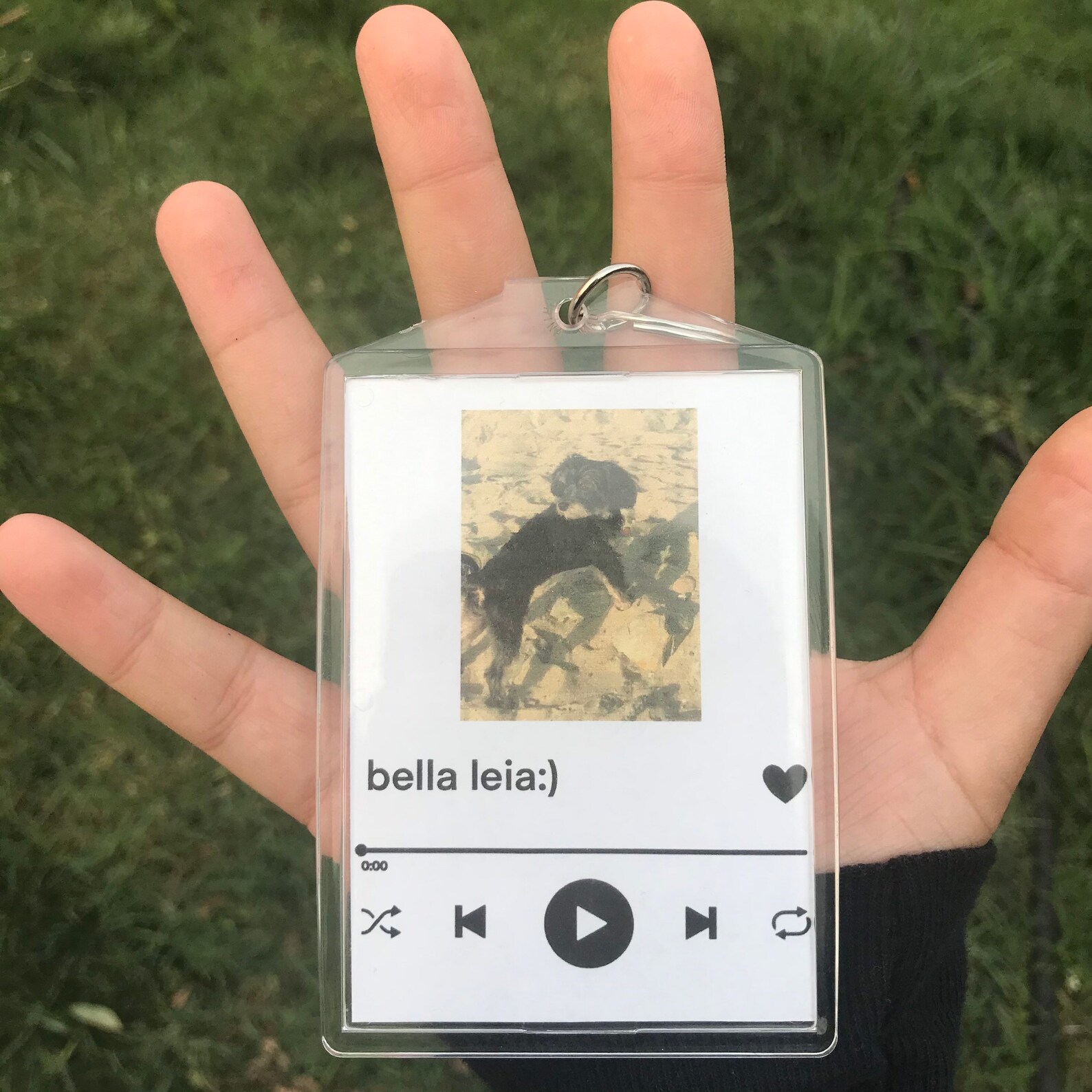 Customizable spotify keychain Etsy