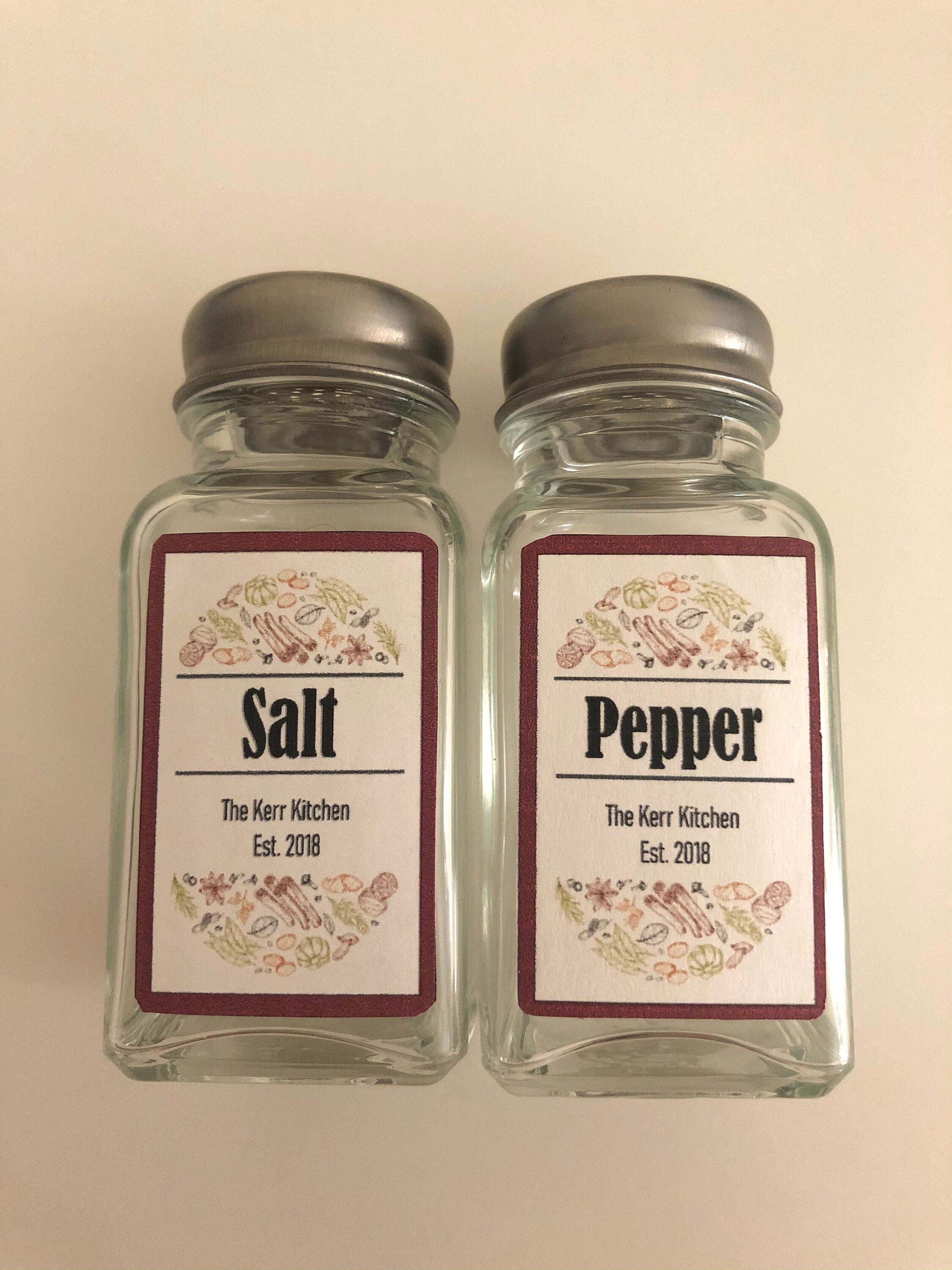 Custom Salt and Pepper Shakers Etsy