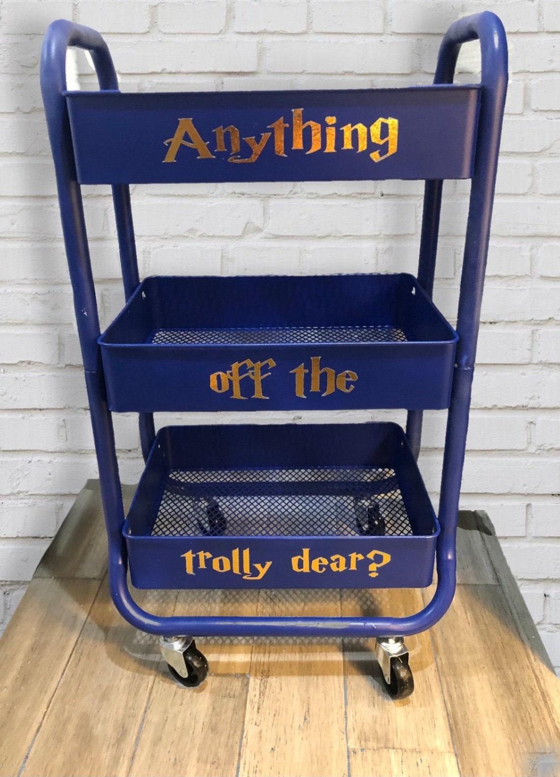 Harry Potter Inspired Bar/Storage Cart Etsy