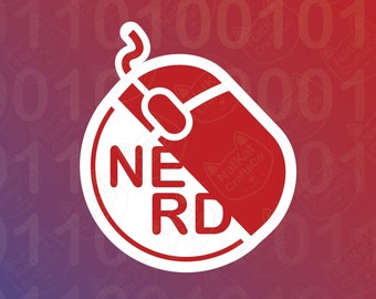 Neon Genesis Nerd Sticker!