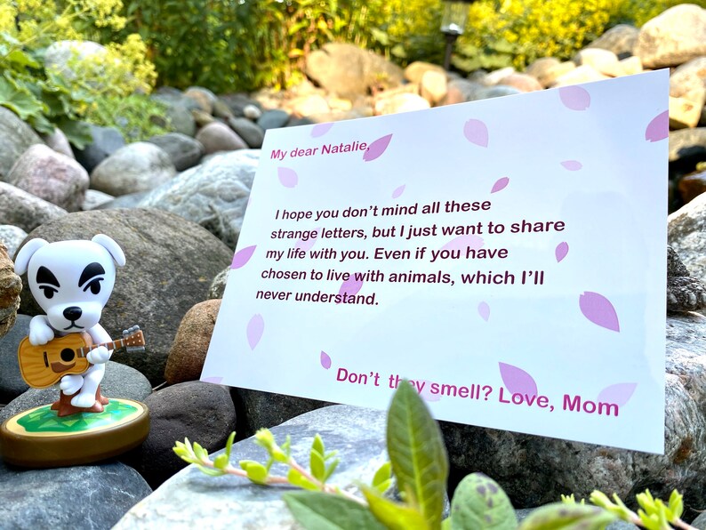 Custom Cherry Blossoms Letter ACNH/New Horizons Etsy