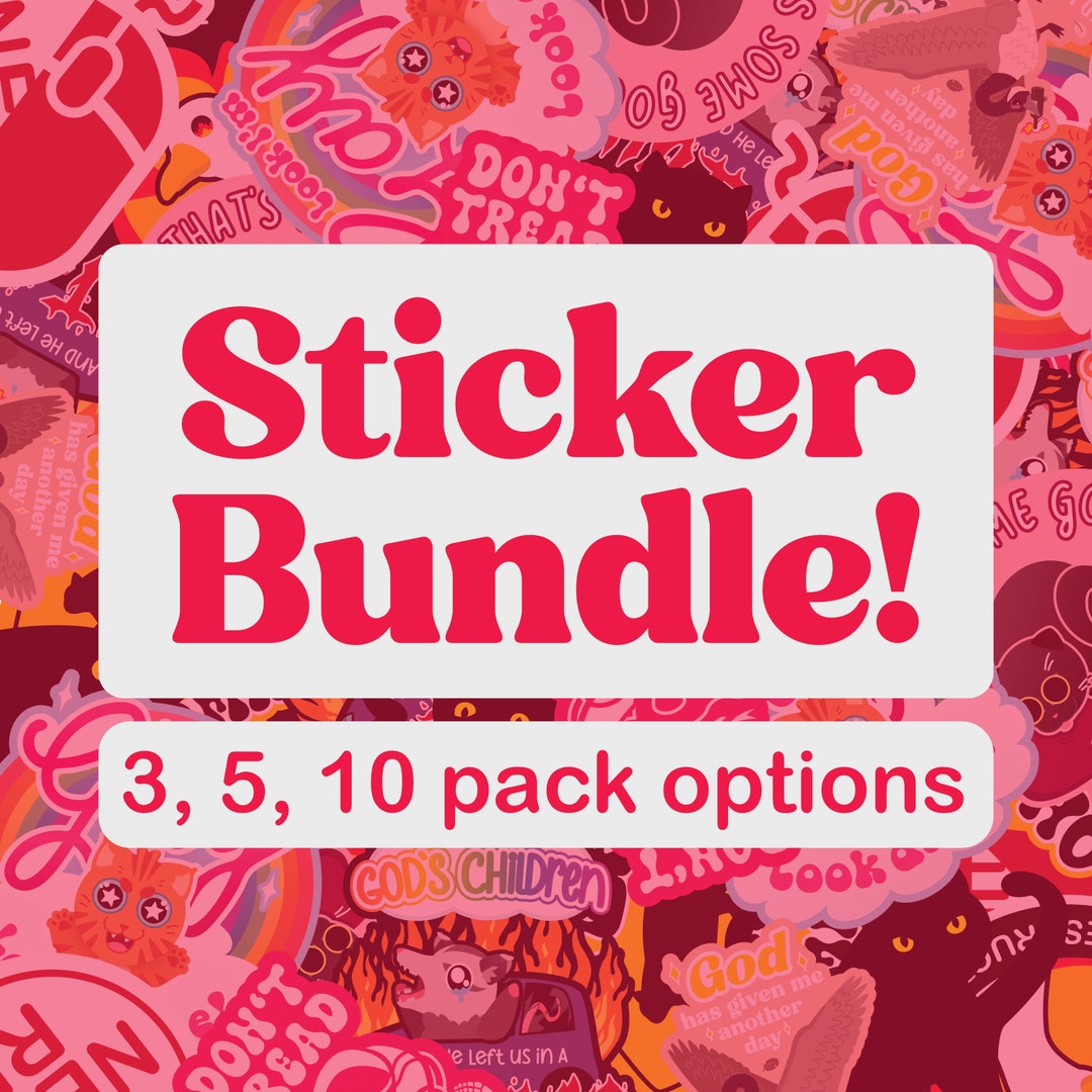Build Your Own Sticker Pack! (3, 5, 10-pack) ~holo or Matte~ - Etsy
