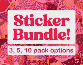 Build Your Own Sticker Pack! (3, 5, 10-pack) ~Holo or Matte~