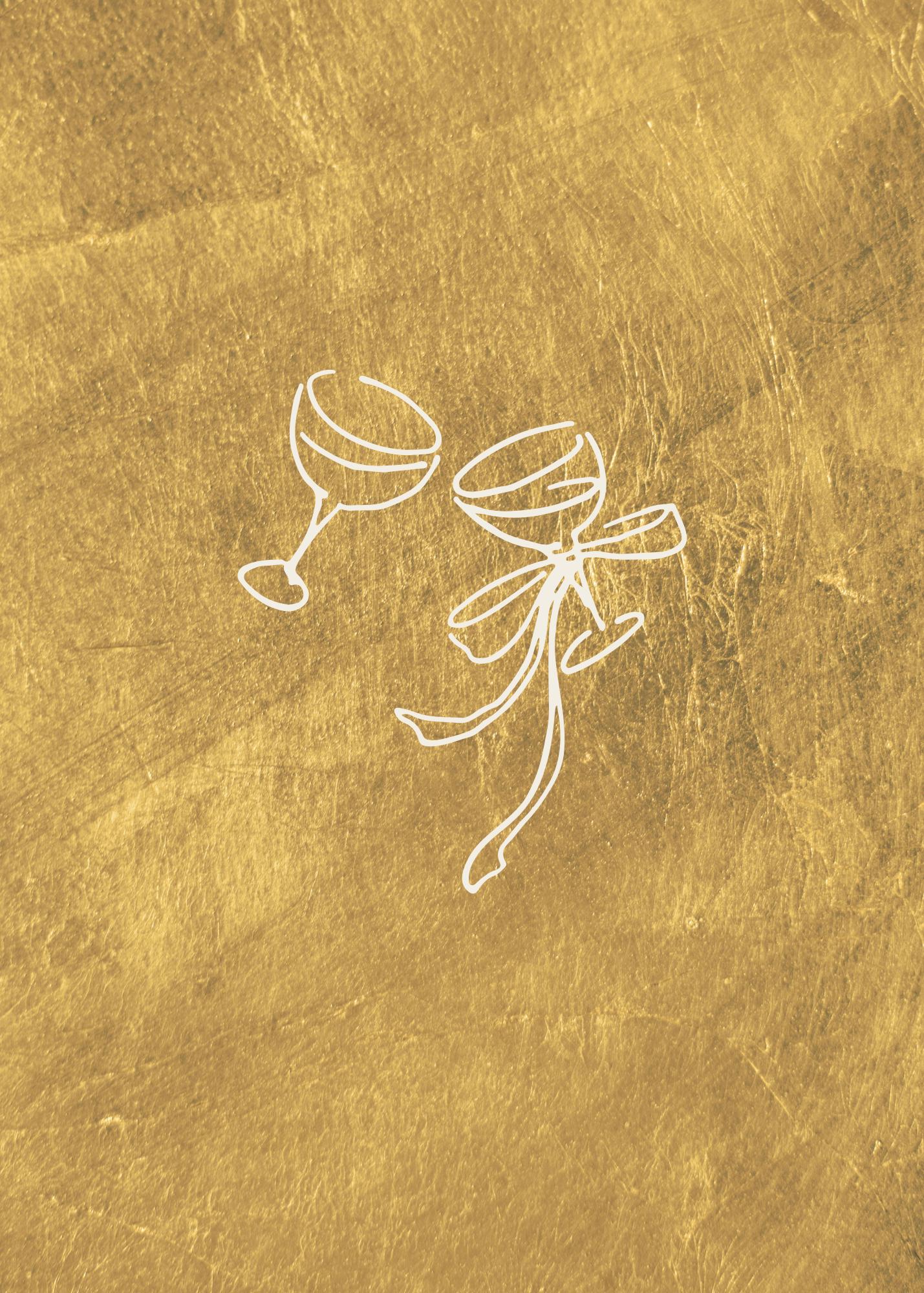 Golden Birthday Invitation Template Digital Download Etsy