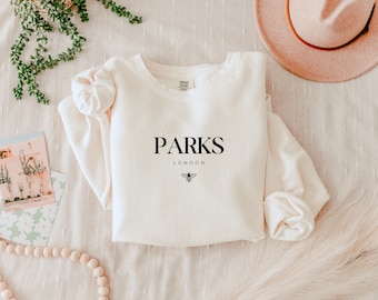 Magnolia Parks inspiriert Rundhals-Sweatshirt | Parks London Comfort Colors
