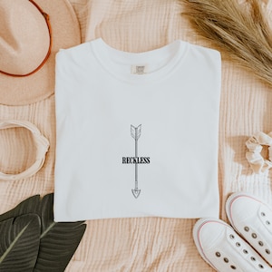 Reckless Inspired | Comfort Colors Unisex T-shirt | Powerless Reckless Fearless | Lauren Roberts | Paedyn Kai | Traitor Tormented | Bookish