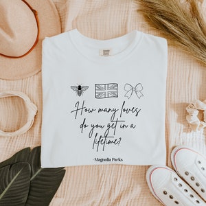 Magnolia Parks Inspired HOW MANY LOVES Do You Get | Comfort Colors T-shirt | Jessa Hastings | Magnolia Parks and Bj Ballentine Bookish