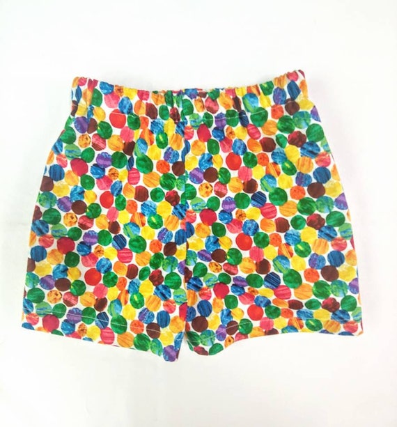 Very Hungry Caterpillar Dot Shorts. - Etsy