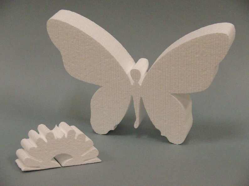 12 Butterfly Cutout Styrofoam EPS Raw Foam Butterfly Etsy